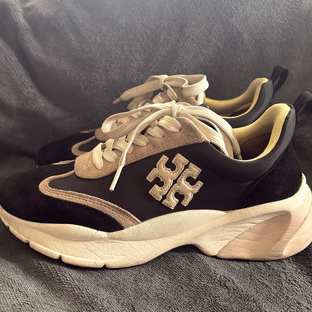 Tory Burch Good Luck Lace-Up Trainers